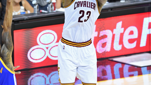 Cavaliers end Warriors' undefeated playoff run with 3-point barrage