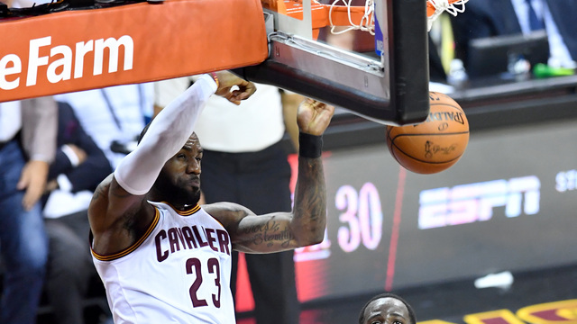 LeBron, Cavs recount his Game 4 self alley-oop: 'What the hell are you doing?'