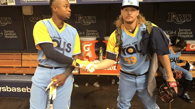 Rays bust out '70s-style 'fauxback' jerseys