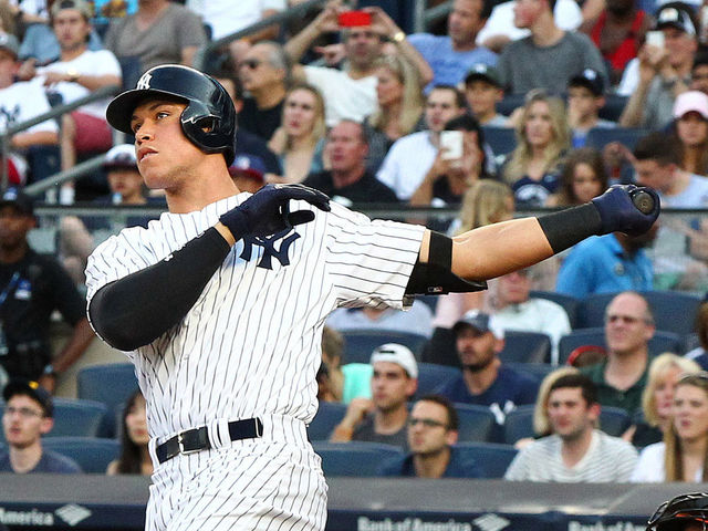 Judge leads AL Triple Crown categories after monster weekend