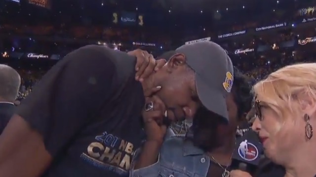 Watch: Durant's mom interrupts interview to tell son 'you did it'