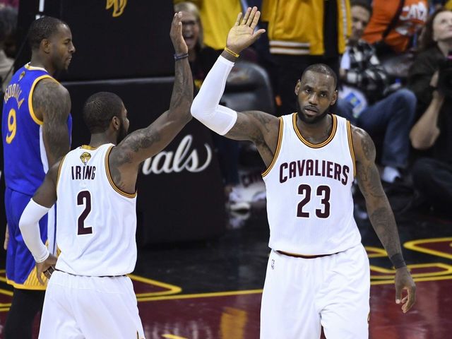 LeBron denies reports he wants Kyrie traded