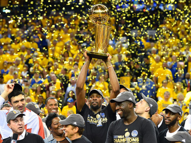 Warriors open as favorites to win 2019 title; Rockets, 76ers have 2nd-best odds