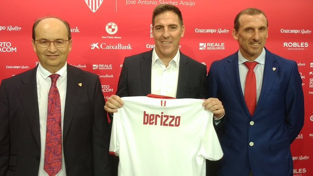 Eduardo Berizzo unveiled as new Sevilla manager