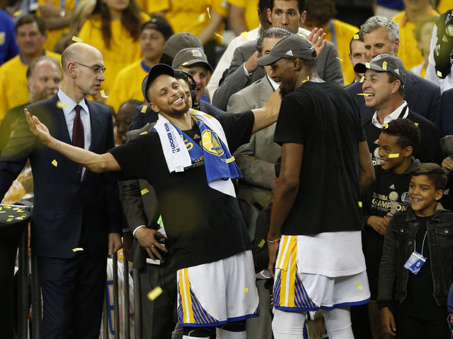 Durant: Curry is 'perfect leader' for Warriors, joy to work with