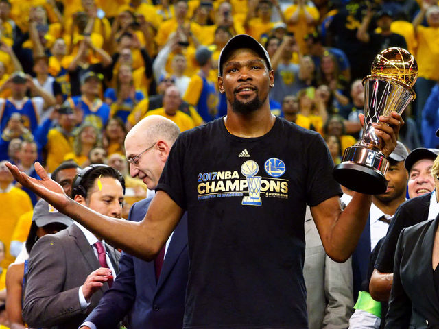 Durant captures ESPY for Best Championship Performance