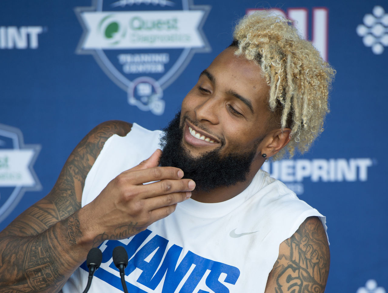 Odell Beckham Jr. Gets Latest Tattoo on Rear End