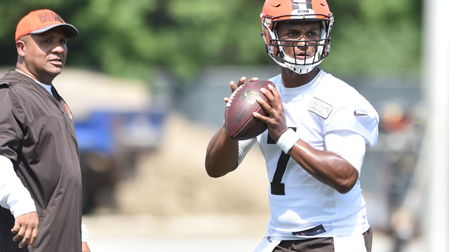 Browns' Jackson: Kizer progressing faster than expected