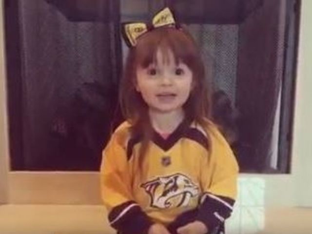 Watch: Adorable Preds fan has touching message for team