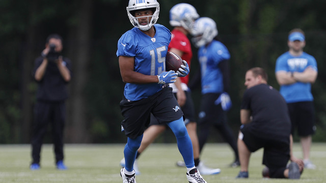 Report: Lions' Tate plans to play in Sunday nighter vs. Steelers
