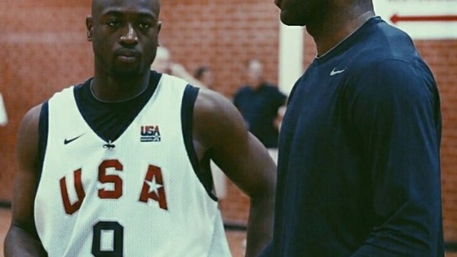 Wade pokes fun at LeBron's shaved head