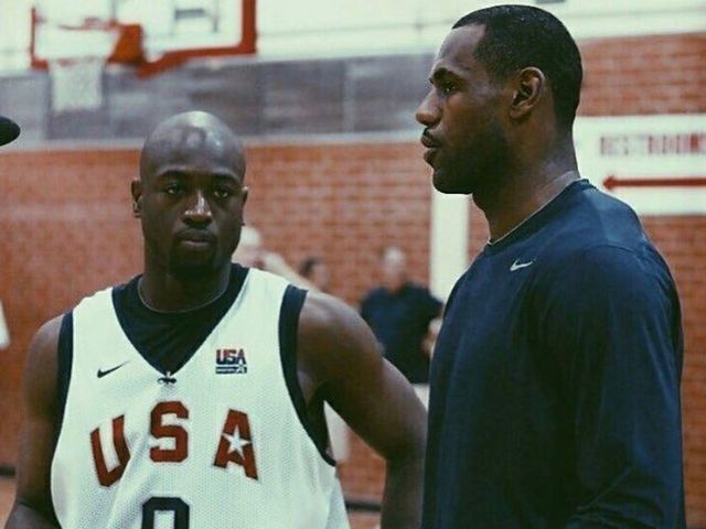 Wade pokes fun at LeBron's shaved head