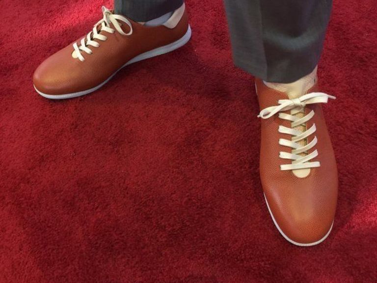 Look Fultz rocks shoes made out of basketballs to NBA draft