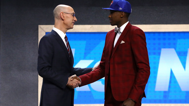 Watch: 'Crying Knicks kid' flexes after New York drafts Ntilikina