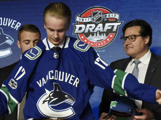 NHL Draft: Canucks take Elias Pettersson with fifth overall pick