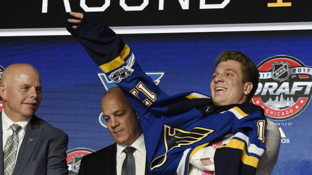 Blues draft Robert Thomas 20th overall