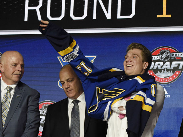Blues draft Robert Thomas 20th overall