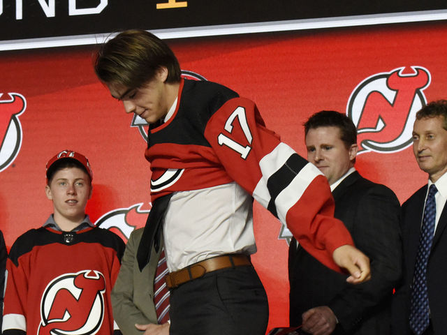 Devils' Hynes: Hischier will play center, won't be eased into NHL as winger