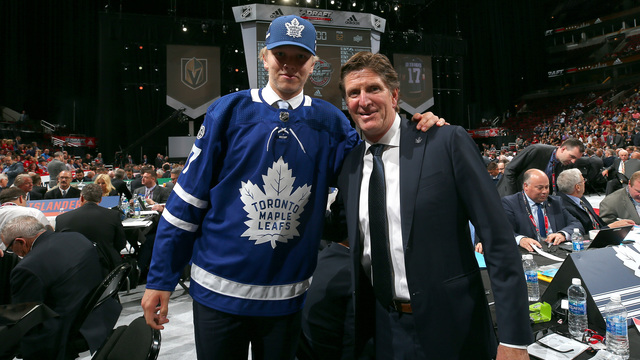 Maple Leafs' towering 2nd-rounder compares his game to Ristolainen's