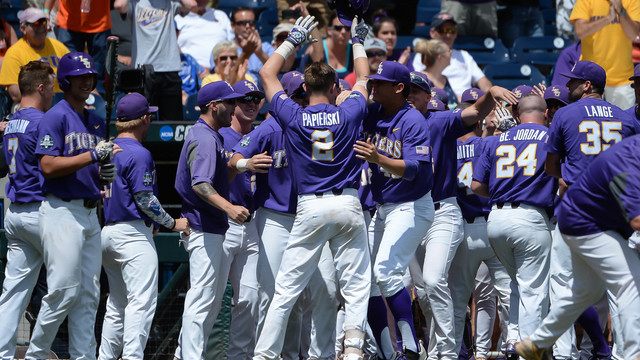 LSU topples top-rated Oregon State to earn berth in CWS finals
