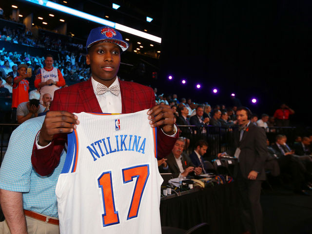 Ntilikina says he's trained with Melo, other Knicks recently