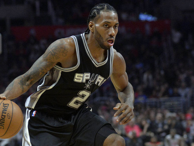 Spurs announce Leonard to miss entire preseason for quadriceps rehab