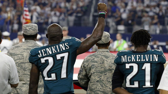 Report: Some NFL players considering different on-field gesture during anthem