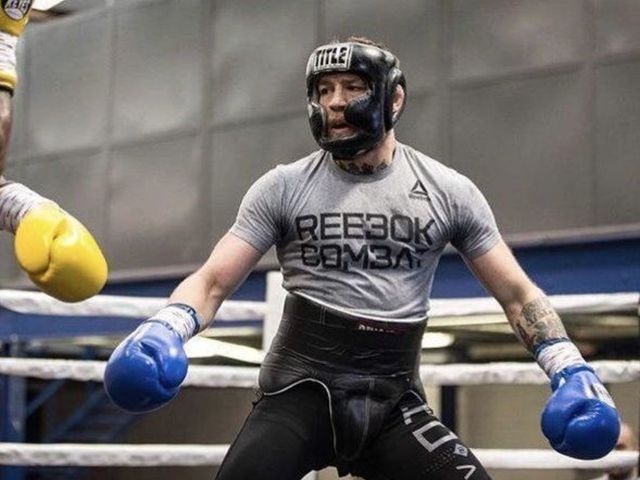 McGregor releases training photos, dubs himself 'King Ghost'