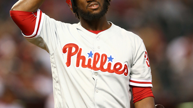 Report: Phillies' Herrera fined by manager for latest baserunning gaffe