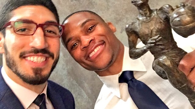 Kanter throws shade at Durant: Westbrook is 'the real MVP'