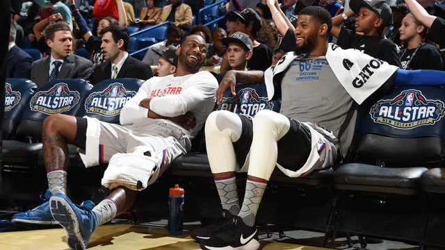Wall says he's trying to get Paul George to Wizards
