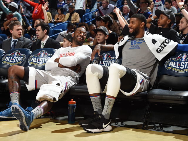 Wall says he's trying to get Paul George to Wizards