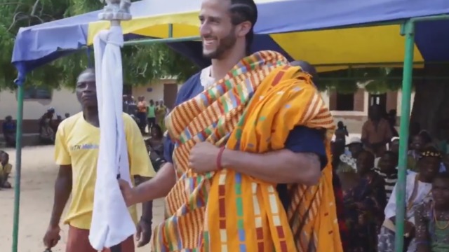 Watch: Kaepernick posts video of trip to ancestral home Ghana
