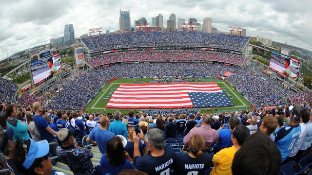 Watch: Firework goes off in Titans' stadium