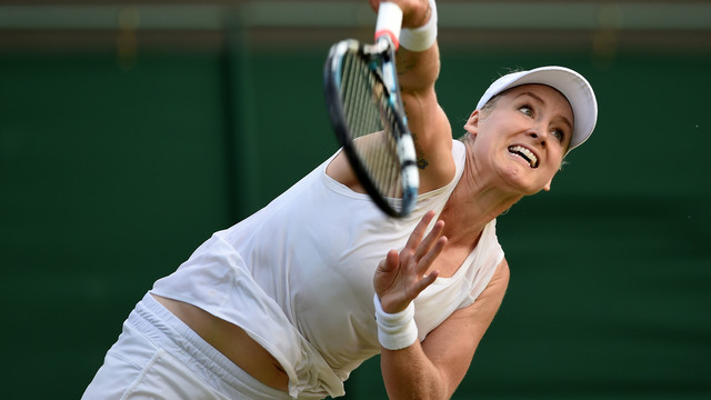 Mattek-Sands leaves court on stretcher after suffering 'acute' knee injury