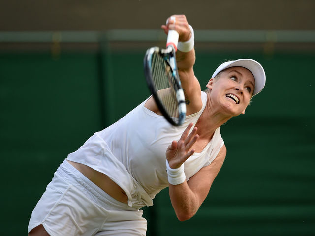 Mattek-Sands leaves court on stretcher after suffering 'acute' knee injury