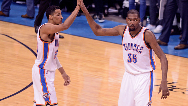Kevin Durant jokingly takes credit for Roberson's deal, Waiters' success