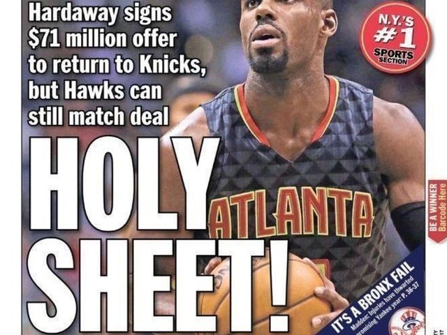 Look: Newspaper sums up Knicks' offer to Hardaway with perfect pun