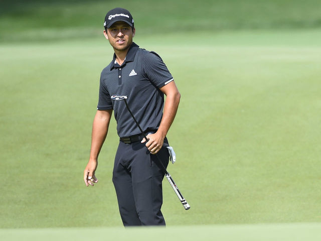 Watch: Schauffele drops 59-footer for eagle at Greenbrier Classic