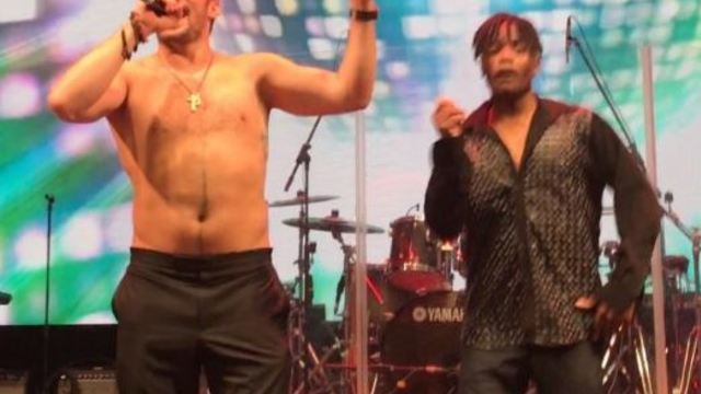 Watch: Ovechkin dances shirtless to 'Rasputin' at his wedding reception