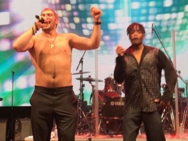 Watch: Ovechkin dances shirtless to 'Rasputin' at his wedding reception