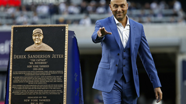 Report: Jeter to earn $5M salary running Marlins' baseball ops