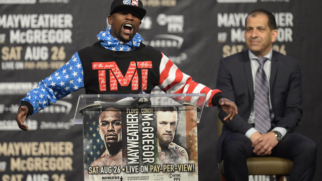 Mayweather: 'I'm partying the entire week' before McGregor fight