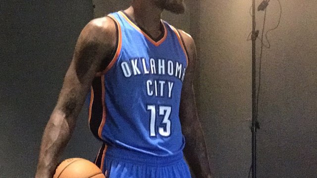 Look: Paul George dons Thunder uniform for 1st time