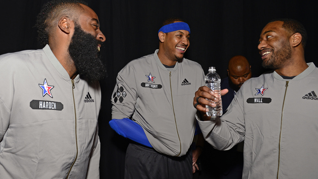Report: Harden recruited Melo during trip to Paris