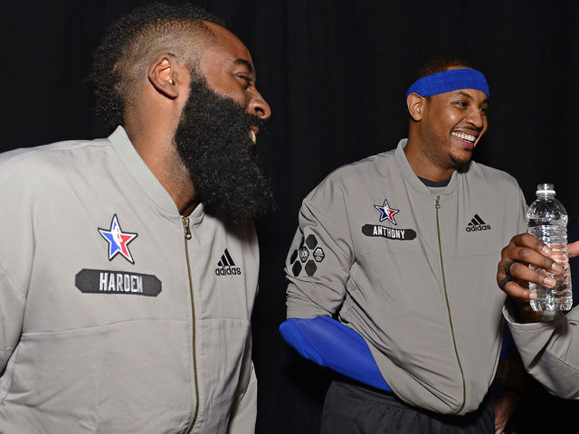 Report: Harden recruited Melo during trip to Paris