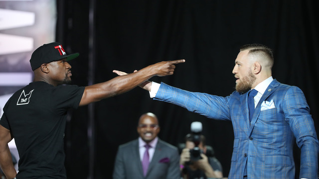 McGregor responds to Mayweather's 8-ounce glove statement
