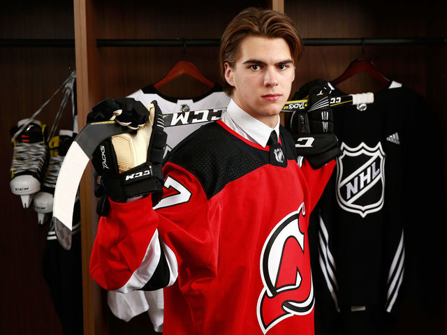 No. 1 pick Nico Hischier looking the part at Devils rookie camp