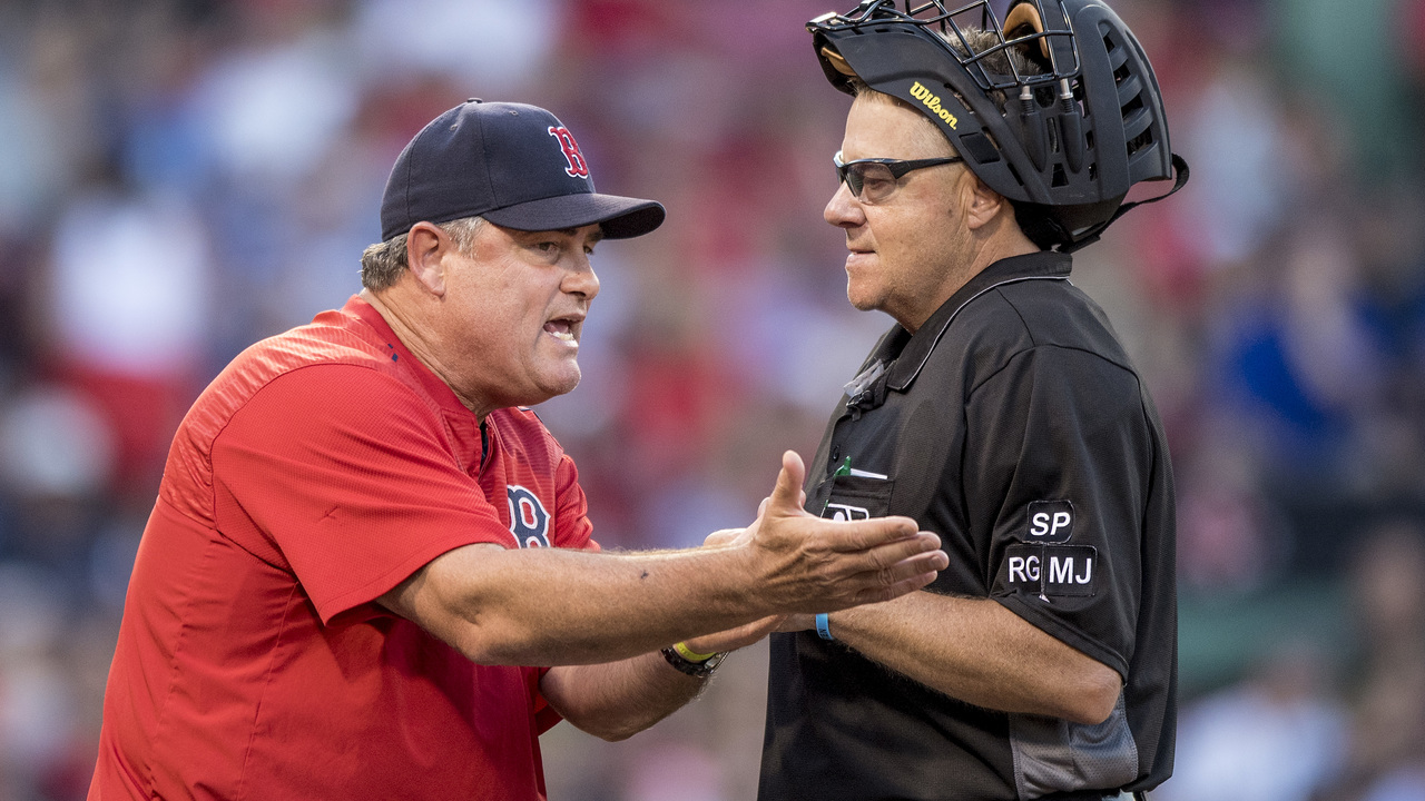Red Sox play Yankees under protest after strange play at 1B | theScore