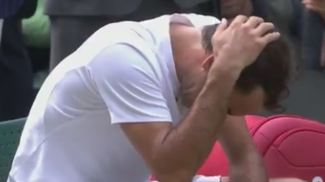 Watch: Federer sheds tears of joy after winning 8th Wimbledon
